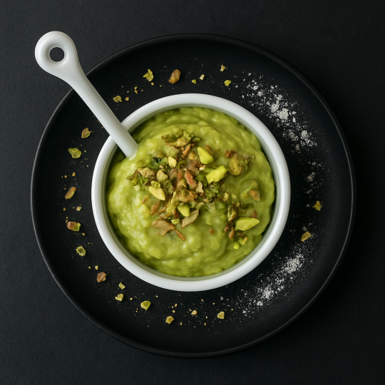 Pistachio mousse